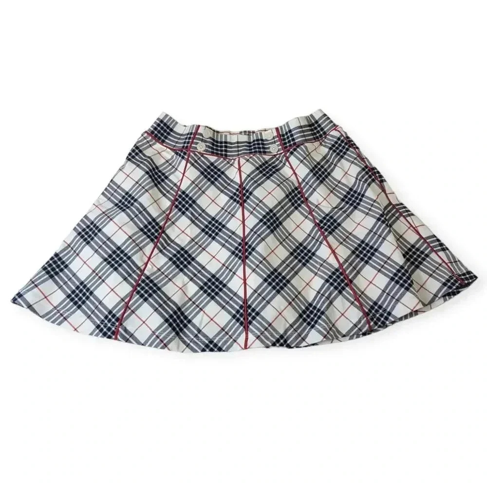 Tuckernuck Americana Plaid 15 Inch Woven Renee Golf Skirt Size Medium NWT